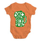 Cute Infant Bodysuit St Patrick's Day Tankard Baby Unisex Baby Grow Bodysuit 6-12 Months Orange