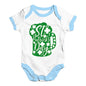 Funny Infant Baby Bodysuit Onesies St Patrick's Day Tankard Baby Unisex Baby Grow Bodysuit 6-12 Months White Blue Trim