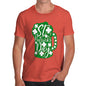 Funny Tee For Men St Patrick's Day Tankard Men's T-Shirt Medium Orange