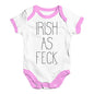 Baby Boy Clothes Irish As Feck Baby Unisex Baby Grow Bodysuit 3-6 Months White Pink Trim