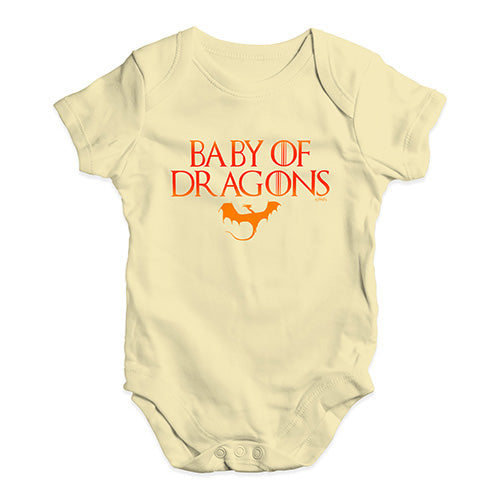 Baby Of Dragons Game Of Thrones Baby Unisex Baby Grow Bodysuit