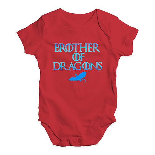 Brother Of Dragons Game Of Thrones Baby Unisex Baby Grow Bodysuit