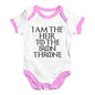 Heir To The Throne Game Of Thrones Baby Unisex Baby Grow Bodysuit