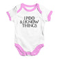 I Poo And I Know Things Game Of Thrones Baby Unisex Baby Grow Bodysuit