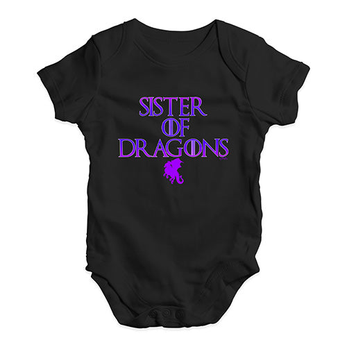 Sister Of Dragons Game Of Thrones Baby Unisex Baby Grow Bodysuit