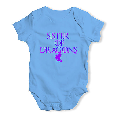 Sister Of Dragons Game Of Thrones Baby Unisex Baby Grow Bodysuit