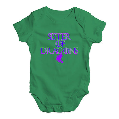 Sister Of Dragons Game Of Thrones Baby Unisex Baby Grow Bodysuit