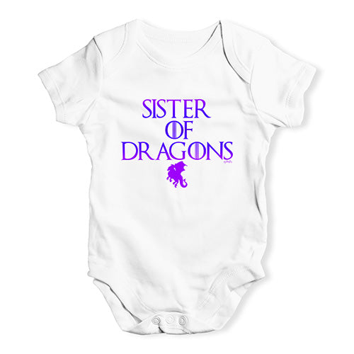 Sister Of Dragons Game Of Thrones Baby Unisex Baby Grow Bodysuit