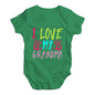 I Love My Grandma Baby Unisex Baby Grow Bodysuit