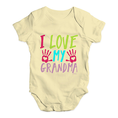 I Love My Grandma Baby Unisex Baby Grow Bodysuit