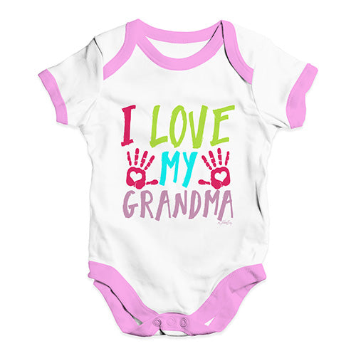 I Love My Grandma Baby Unisex Baby Grow Bodysuit