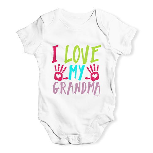 I Love My Grandma Baby Unisex Baby Grow Bodysuit