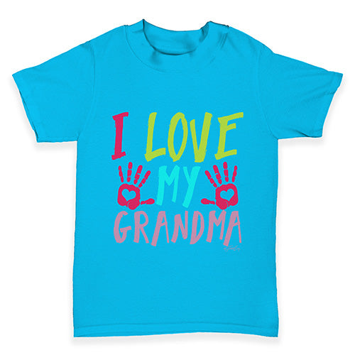 I Love My Grandma Baby Toddler T-Shirt