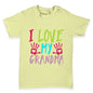 I Love My Grandma Baby Toddler T-Shirt