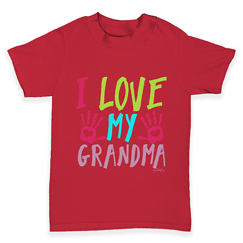 I Love My Grandma Baby Toddler T-Shirt