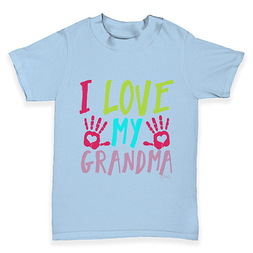 I Love My Grandma Baby Toddler T-Shirt