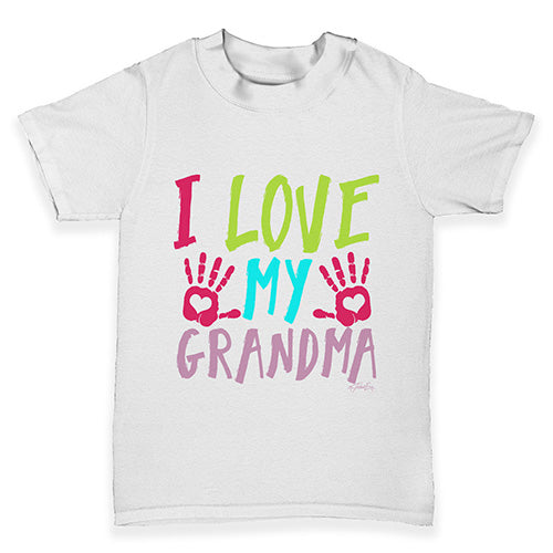 I Love My Grandma Baby Toddler T-Shirt