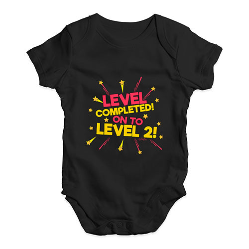 Level Completed! On To Level 2 Baby Unisex Baby Grow Bodysuit