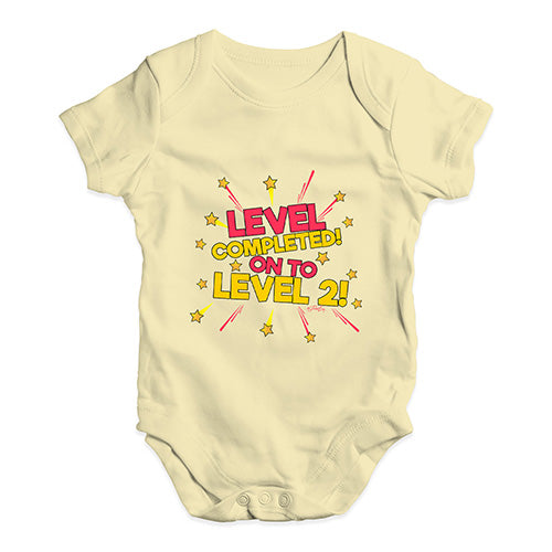 Level Completed! On To Level 2 Baby Unisex Baby Grow Bodysuit