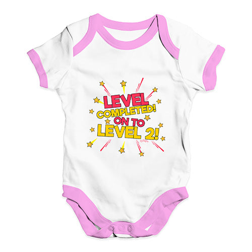 Level Completed! On To Level 2 Baby Unisex Baby Grow Bodysuit