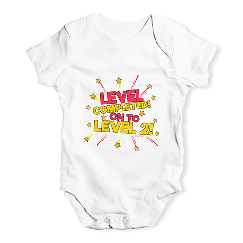 Level Completed! On To Level 2 Baby Unisex Baby Grow Bodysuit