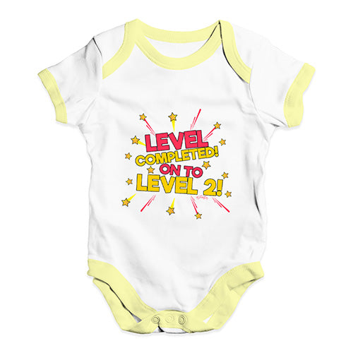 Level Completed! On To Level 2 Baby Unisex Baby Grow Bodysuit