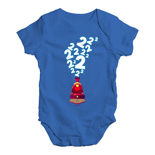 2nd Birthday Train Baby Unisex Baby Grow Bodysuit