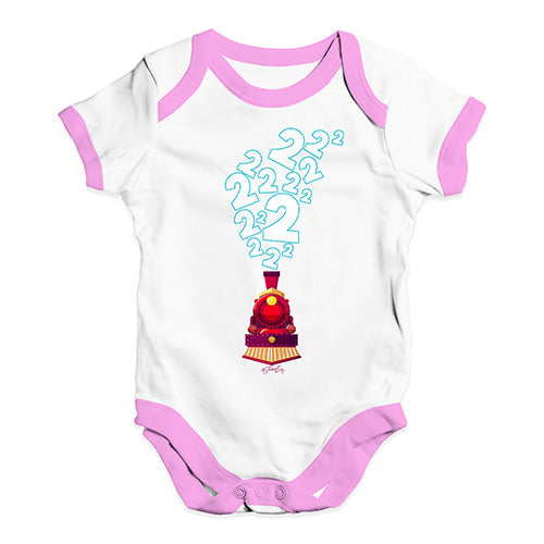 2nd Birthday Train Baby Unisex Baby Grow Bodysuit