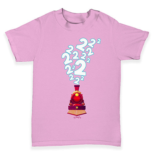 2nd Birthday Train Baby Toddler T-Shirt