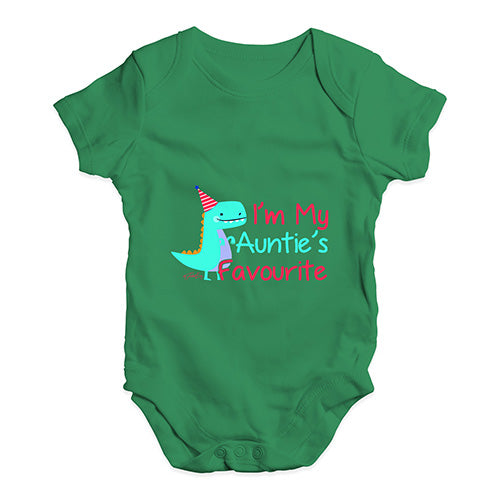 I'm My Auntie's Favourite Baby Unisex Baby Grow Bodysuit