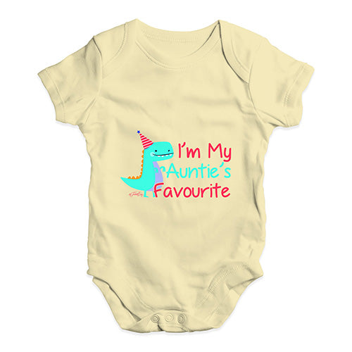 I'm My Auntie's Favourite Baby Unisex Baby Grow Bodysuit