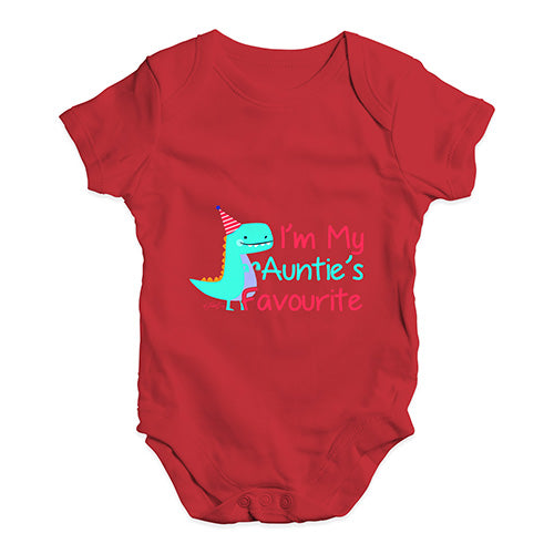 I'm My Auntie's Favourite Baby Unisex Baby Grow Bodysuit