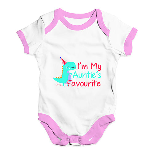 I'm My Auntie's Favourite Baby Unisex Baby Grow Bodysuit