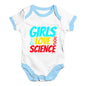 Girls Love Science Baby Unisex Baby Grow Bodysuit