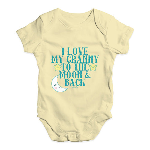 I Love My Granny To The Moon Baby Unisex Baby Grow Bodysuit