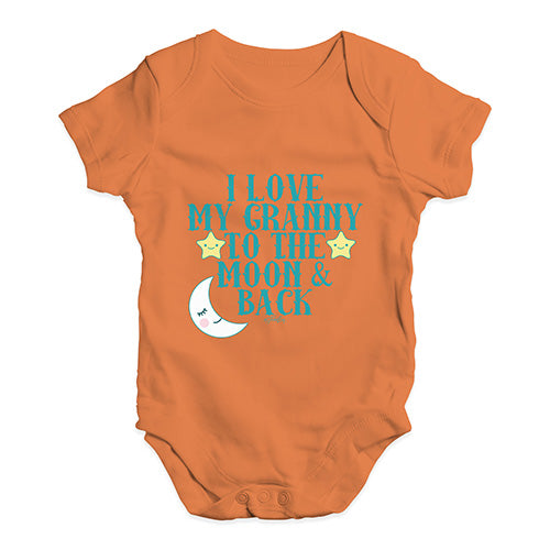 I Love My Granny To The Moon Baby Unisex Baby Grow Bodysuit