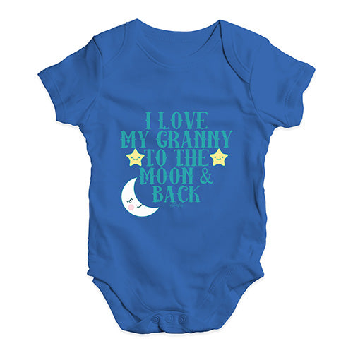 I Love My Granny To The Moon Baby Unisex Baby Grow Bodysuit