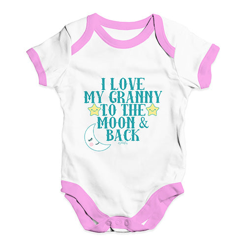 I Love My Granny To The Moon Baby Unisex Baby Grow Bodysuit