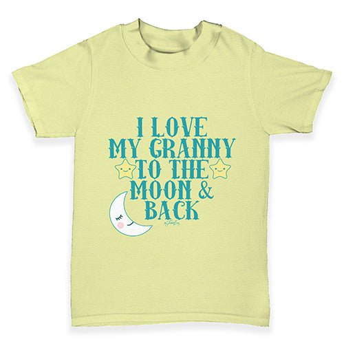 I Love My Granny To The Moon Baby Toddler T-Shirt