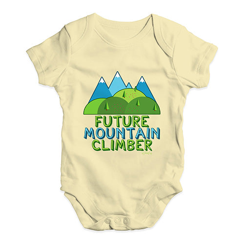 Future Mountain Climber Baby Unisex Baby Grow Bodysuit