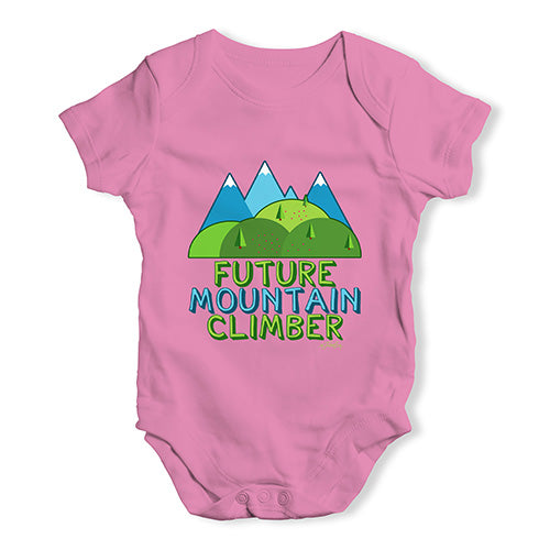 Future Mountain Climber Baby Unisex Baby Grow Bodysuit