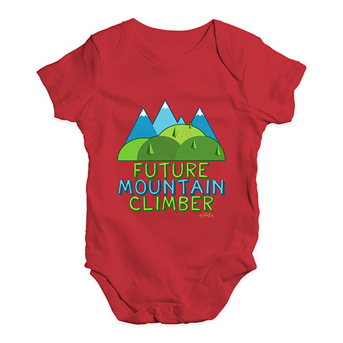 Future Mountain Climber Baby Unisex Baby Grow Bodysuit