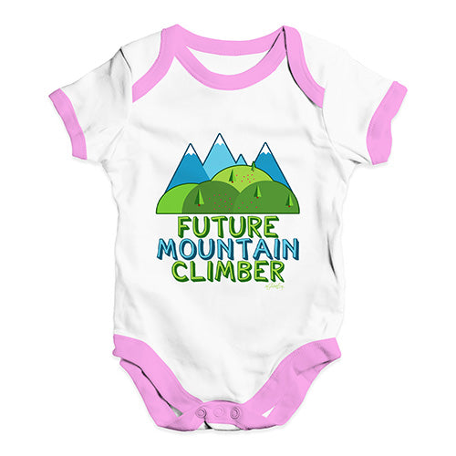 Future Mountain Climber Baby Unisex Baby Grow Bodysuit