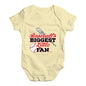 Baseball's Biggest Little Fan Baby Unisex Baby Grow Bodysuit