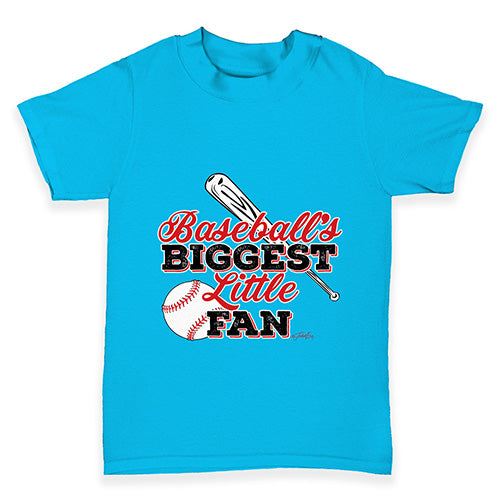 Baseball's Biggest Little Fan Baby Toddler T-Shirt