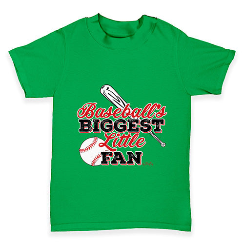 Baseball's Biggest Little Fan Baby Toddler T-Shirt