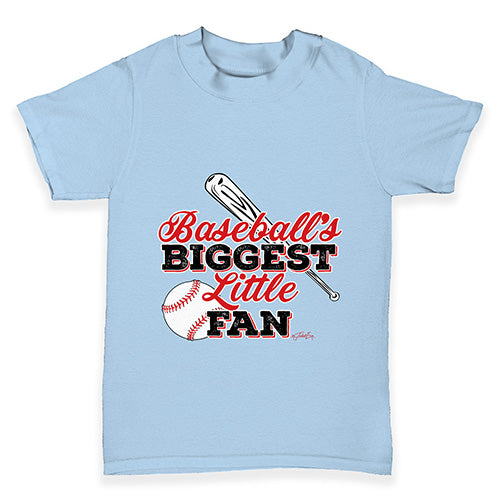 Baseball's Biggest Little Fan Baby Toddler T-Shirt
