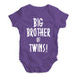 Big Brother Of Twins! Baby Unisex Baby Grow Bodysuit