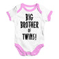 Big Brother Of Twins! Baby Unisex Baby Grow Bodysuit