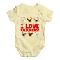 I Love Chickens! Baby Unisex Baby Grow Bodysuit